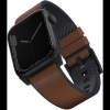 Uniq Straden Apple Watch vízálló bőrszíj 42 / 44 / 45 / Ultra 49mm - barna (UNIQ-45MM-STRABWN)