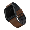 Uniq Straden vízálló bőr Apple Watch szíj, 49/45/44/42MM, barna