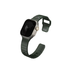  Uniq Stride KFM Apple Watch 49mm gumis szilikon szíj, sötétzöld okosóra kellék