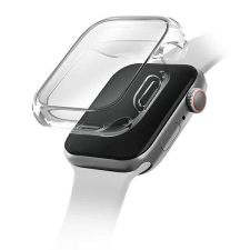 Uniq Tok Garde Apple Watch Series 7/8 41mm. védőfólia átlátszó kerettel okosóra kellék