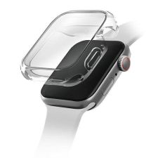 Uniq Tok Garde Apple Watch Series 7/8 45mm. védőfólia átlátszó kerettel okosóra kellék