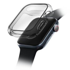 Uniq Tok Garde Apple Watch Series 7/8 45mm. védőfólia füstös szürke kerettel okosóra kellék