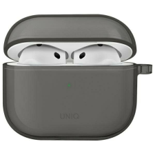 Uniq tok Glase AirPods 4 fényes füst fülhallgató, fejhallgató tok