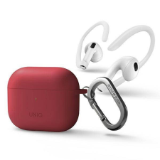 Uniq Tok Nexo AirPods 3 gen + szilikon sport fülhallgató és piros tok fülhallgató, fejhallgató tok