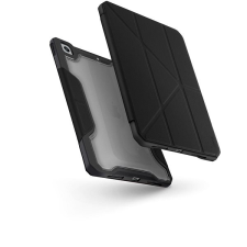 Uniq Trexa Antimikrobiális iPad 10.2" (2021/2020/2019) tok, fekete tablet tok