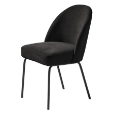 Unique Furniture CRESTON Étkezőszék fekete bársony 34680002 bútor