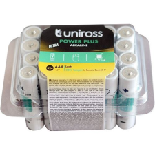 Uniross Power Plus Box LR03/24BP 1,5V AAA/mikró tartós alkáli elem 24db/cs (LR03-UALKAAABX24) (LR03-UALKAAABX24) ceruzaelem