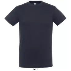  Uniszex REGENT kereknyakú rövid ujjú pamut póló, SOLS SO11380, Navy-S