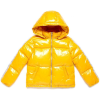 United Colors of Benetton Benetton sárga lány téli kabát – 120 cm