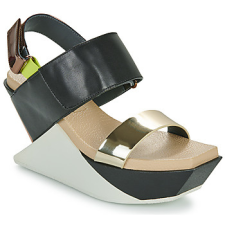 United Nude Szandálok / Saruk DELTA WEDGE SANDAL Fekete 41 női szandál