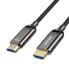 Unitek C11085GY01 HDMI - HDMI 2.1 8K 120Hz kábel 40m - Fekete (C11085GY01-40M) kábel és adapter