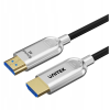 Unitek C11092ASL01 HDMI - HDMI 2.0 4K 60Hz Optikai Kábel 20m - Fekete (C11092ASL01-20M)