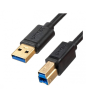Unitek C14095BK USB-A apa - USB-B apa 3.0 Nyomtató kábel - Fekete (2m) (C14095BK-2M)