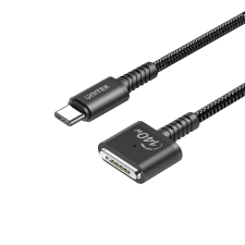 Unitek C14121BK-2M USB-C - MagSafe 2.0 töltő kábel - Fekete (2m) (C14121BK-2M) kábel és adapter