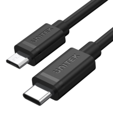 Unitek Prémium USB Type C - USB-B micro kábel 1m (Y-C473BK) kábel és adapter