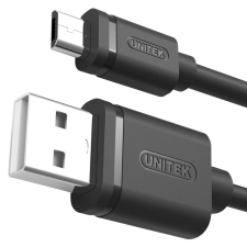 Unitek UNITEK Y-C455GBK USB kábel 2 M USB 2.0 USB A Micro-USB B Fekete kábel és adapter