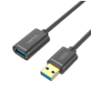 Unitek Unitrek Y-C456GBK USB 3.0-A anya - USB 3.0-A apa hosszabbító kábel 0.5m - Fekete