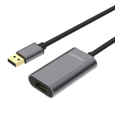 Unitek USB 2.0 hosszabbító kábel 20.0m - Szürke (Y-274) kábel és adapter