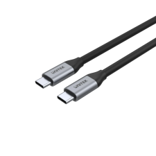 Unitek USB 3.2 Gen 2 (3.1 Gen 2) USB C Adat- és töltőkábel 1m - Fekete kábel és adapter