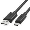 Unitek USB-A apa - USB-C apa Adat- és töltőkábel 1.5m - Fekete (C14067BK)
