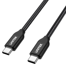 Unitek USB-C apa - USB-C apa Adat- és töltőkábel 2m - Fekete (C14059BK) kábel és adapter