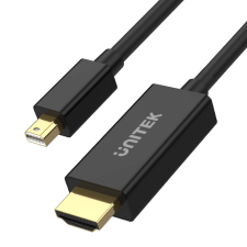 Unitek V1152A Mini DisplayPort - HDMI 1.4 Kábel 2m - Fekete (V1152A) kábel és adapter