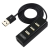 Unitek Y-2140 USB 2.0 mini HUB (4 port) Fekete (Y-2140 BLACK)