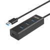 Unitek Y-3089 USB 3.0 HUB (4 port) Fekete (Y-3089)