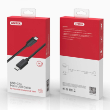 Unitek Y-C473BK USB kábel 1 M USB 2.0 USB C Micro-USB B Fekete kábel és adapter