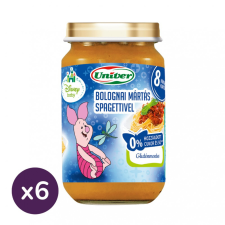 Univer bolognai spagetti, 8 hó+ (6x163 g) bébiétel