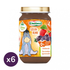 Univer szilva-alma bébidesszert, 4 hó+ (6x163 g) bébiétel