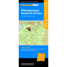 Universal Map Albuquerque térkép, Santa fe térlép Universal Map Maryland térkép
