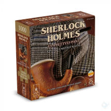 University Games Sherlock Holmes és a pettyes pánt puzzle rejtéllyel, 1000 db puzzle, kirakós