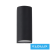Universo fali lámpa 2×GU10 IP65 68×80×150mm fekete