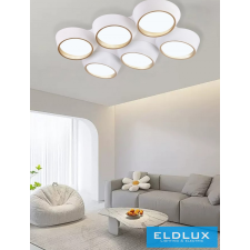 Universo Mennyezeti lámpa 120w 9600lm 6500k 860x570x130mm fehér/arany világítás