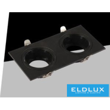 Universo Süllyesztett spot lámpa 1xGU10 IP20 Fekete 175x88x31mm kivágás:160x75mm 5év világítás