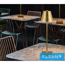 Universo Tölthető asztali lámpa 5V-2000mAh 1w 100lm CCT 108x375mm Arany világítás