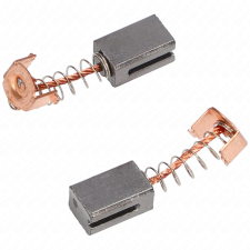 Univerzális 6x8x11 mm Szénkefe, füles-sapkás, rugós, hornyolt (univerzális) (1cs=2db) beépíthető gépek kiegészítői