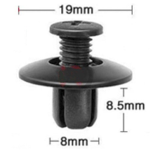  univerzális csavaros kárpit, burkolat rögzítő műanyag klipsz, bolha, kapocs CYT1131 (8mm) kisháztartási gépek kiegészítői