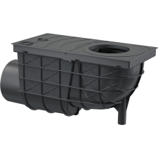 Univerzális esővíz elvezető 300×155/110 mm, vízszintes, fekete AGV3 hűtés, fűtés szerelvény