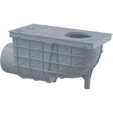  Univerzális esővíz elvezető 300×155/110 mm, vízszintes, szürke AGV3S hűtés, fűtés szerelvény
