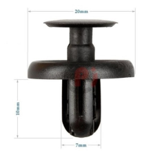  univerzális feszítőhüvelyes kárpit, burkolat rögzítő műanyag klipsz, bolha, kapocs CYT1119 (7,8mm) kisháztartási gépek kiegészítői