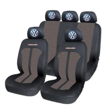  Univerzális Premium Carguard Volkswagenos Üléshuzat Készlet – Fekete/Bézs ülésbetét, üléshuzat