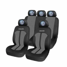 Univerzális Premium Carguard Volkswagenos Üléshuzat Készlet – Fekete/Szürke ülésbetét, üléshuzat