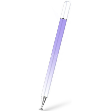  Univerzális toll, (bármilyen kapacitív kijelzőhöz), színátmenetes, Ombre Stylus Pen, lila/fehér tablet kellék