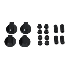  Univerzális tűzhely tekerőgomb, fekete 4db beépíthető gépek kiegészítői