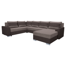  Univerzális ülőgarnitúra, sötétbarna/világosszürke Taupe, ANDRES U UNI bútor