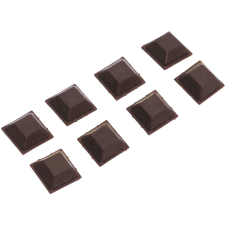  Univerzális zajcsillapító öntapadós 15 mm x 15 mm 8 darab barna bútor