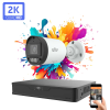 UNIVIEW 1 kamerás IP kamera rendszer 4MP színes éjszakai látással (Uniview-IPC2124LB-AF28K-DL-1)