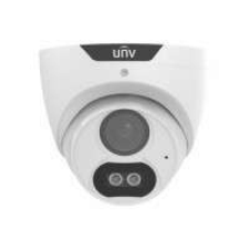 UNIVIEW 4in1 2Mpx analóg ColorHunter kültéri turret dóm kamera; fix 2.8mm optika, 40m fehér-fény megvilágítás, DWDR, beépített mikrofon, fém és műanyag ház, IP67, 12Vdc megfigyelő kamera